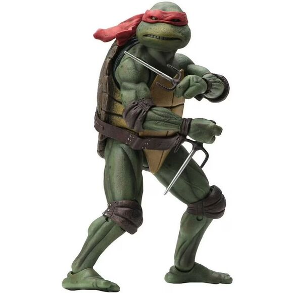 Teenage Mutant Ninja Turtles 1:4 Raphael Figure In Box 2017 NECA 18” TMNT Movie - Picture 2 of 8